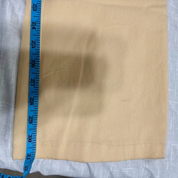 NWOT! Urban Outfitters Butter Yellow Straight Leg High Rise Trouser Pants Sz 10 - Picture 9 of 10